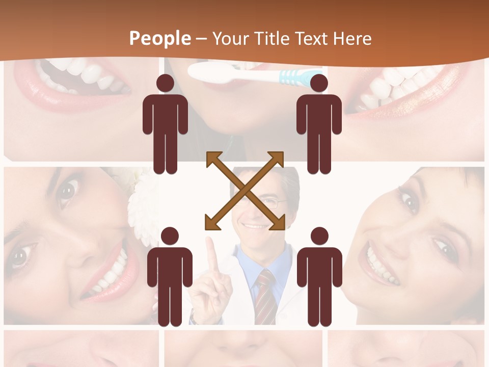 Teeth Background Skincare PowerPoint Template
