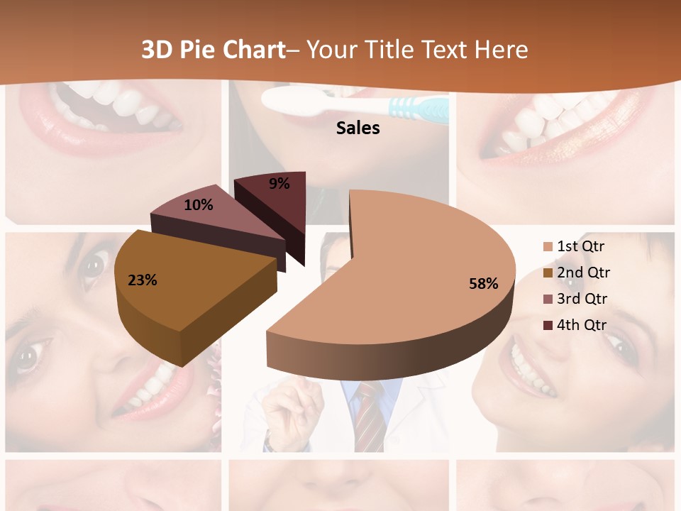 Teeth Background Skincare PowerPoint Template