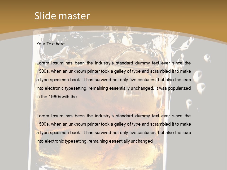 Shot Rock Purity PowerPoint Template