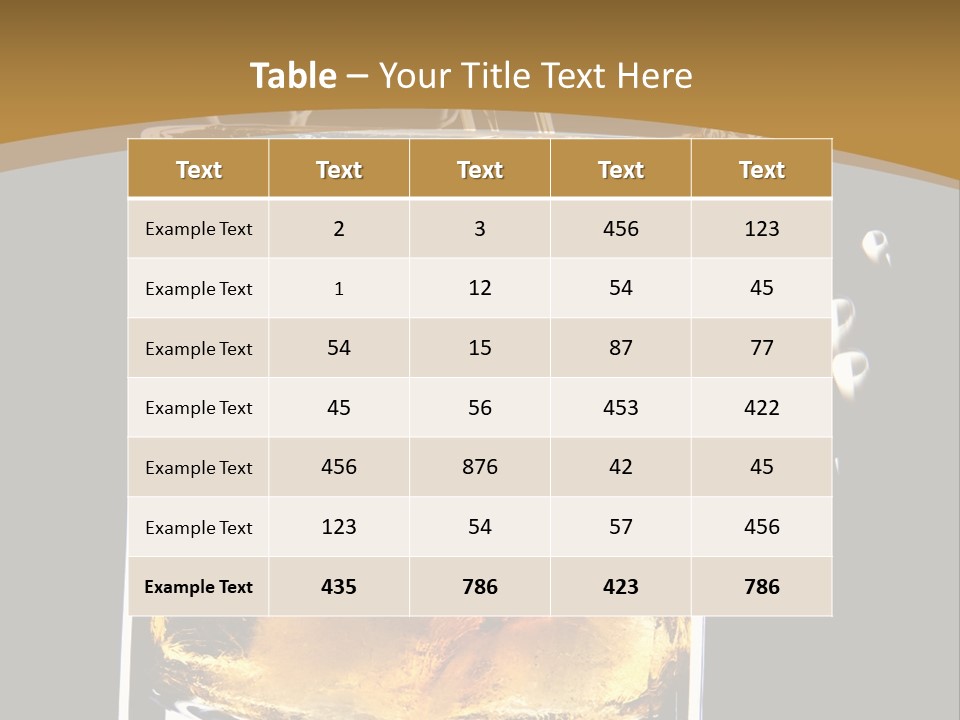 Shot Rock Purity PowerPoint Template