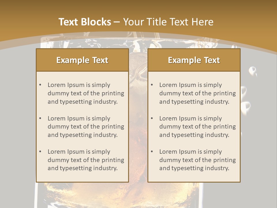 Shot Rock Purity PowerPoint Template