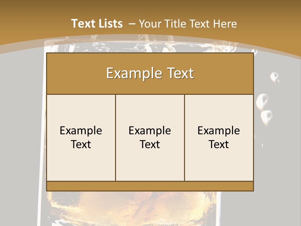 Shot Rock Purity PowerPoint Template