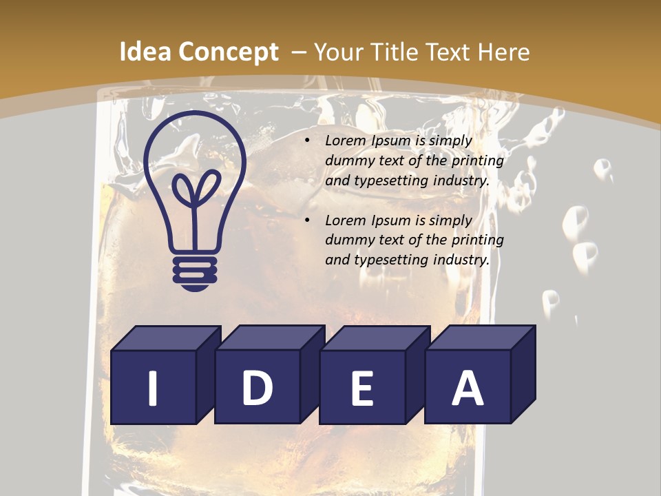 Shot Rock Purity PowerPoint Template