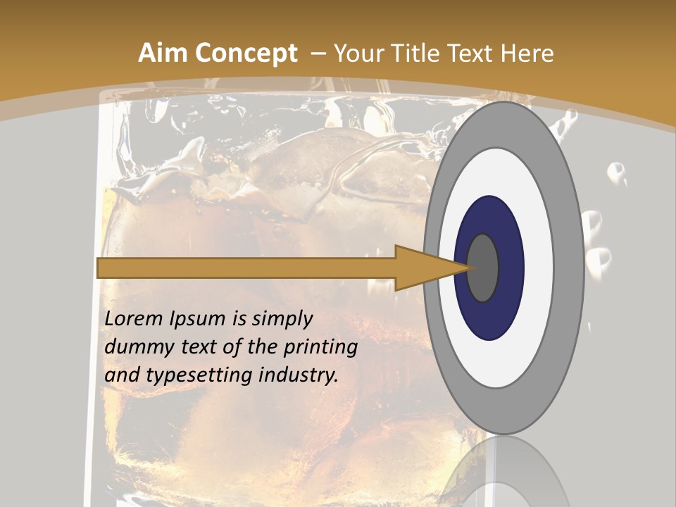 Shot Rock Purity PowerPoint Template