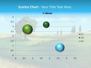 Cloud Illustration Scenic PowerPoint Template