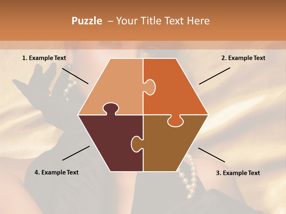 Fashion Lady Make Up PowerPoint Template