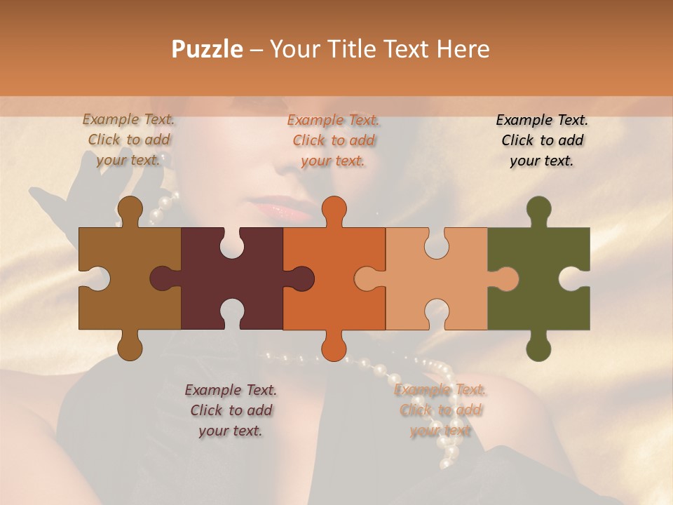 Fashion Lady Make Up PowerPoint Template