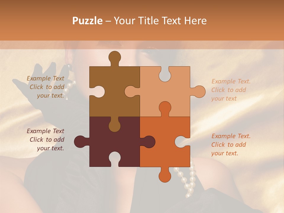 Fashion Lady Make Up PowerPoint Template