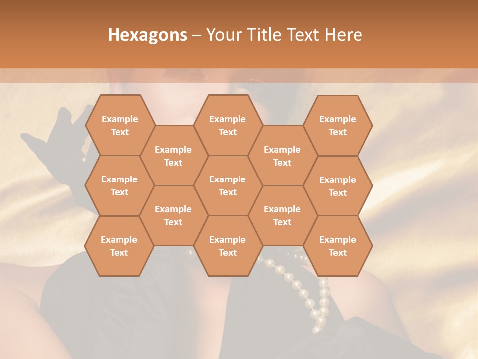 Fashion Lady Make Up PowerPoint Template