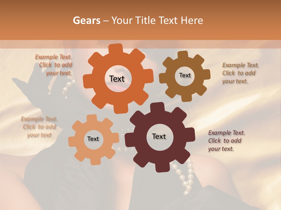 Fashion Lady Make Up PowerPoint Template