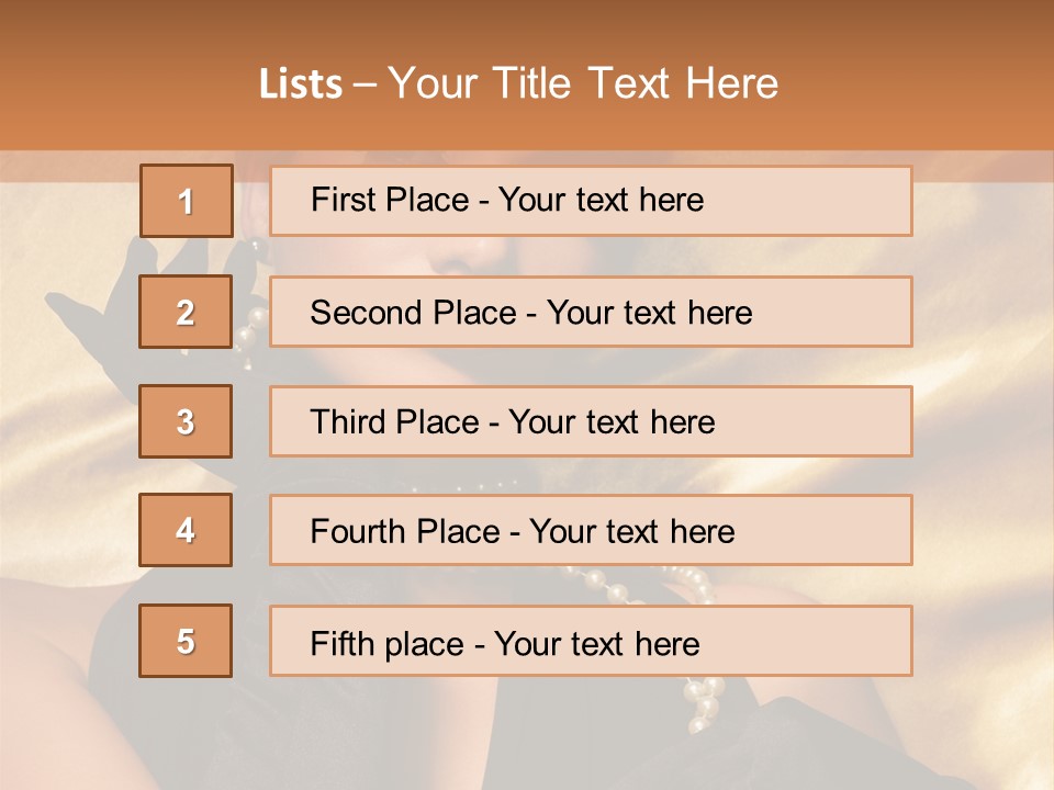 Fashion Lady Make Up PowerPoint Template
