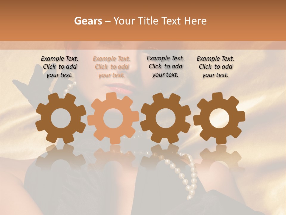 Fashion Lady Make Up PowerPoint Template