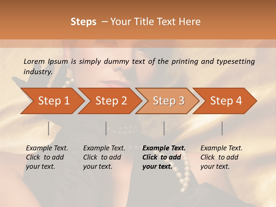 Fashion Lady Make Up PowerPoint Template