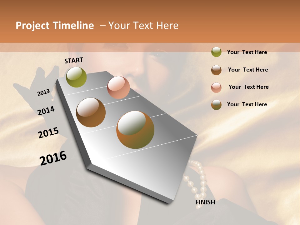 Fashion Lady Make Up PowerPoint Template