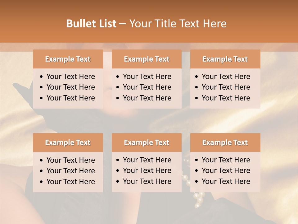 Fashion Lady Make Up PowerPoint Template