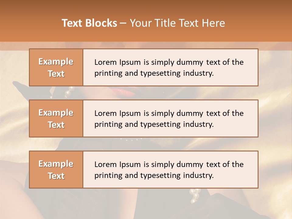 Fashion Lady Make Up PowerPoint Template