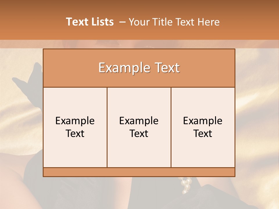 Fashion Lady Make Up PowerPoint Template