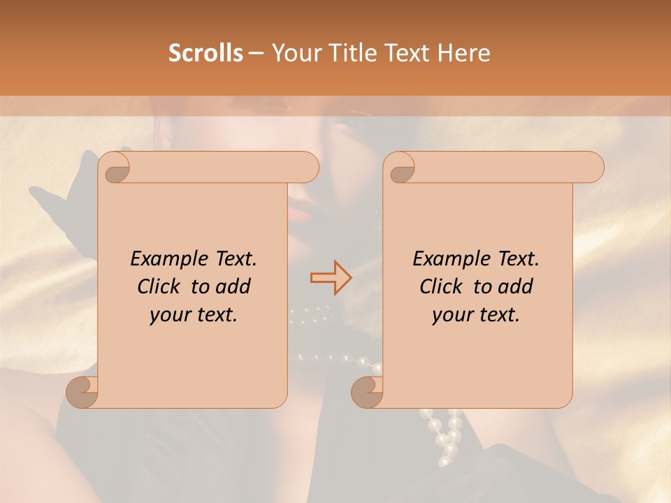 Fashion Lady Make Up PowerPoint Template