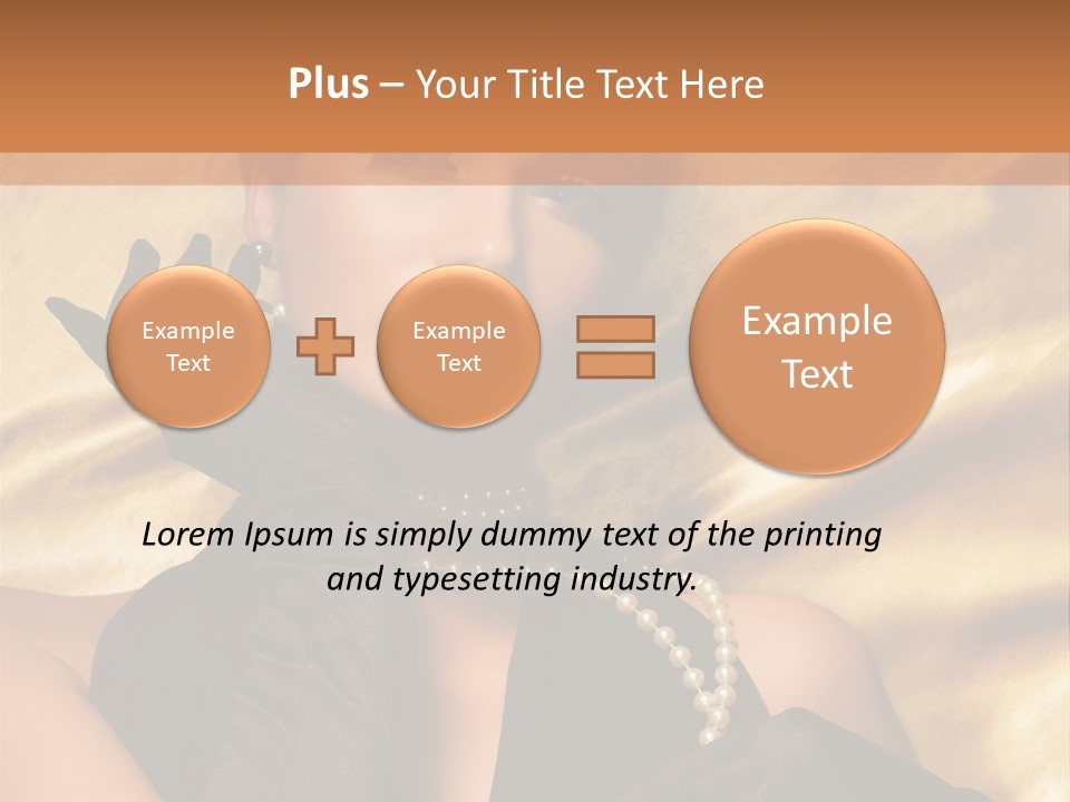 Fashion Lady Make Up PowerPoint Template