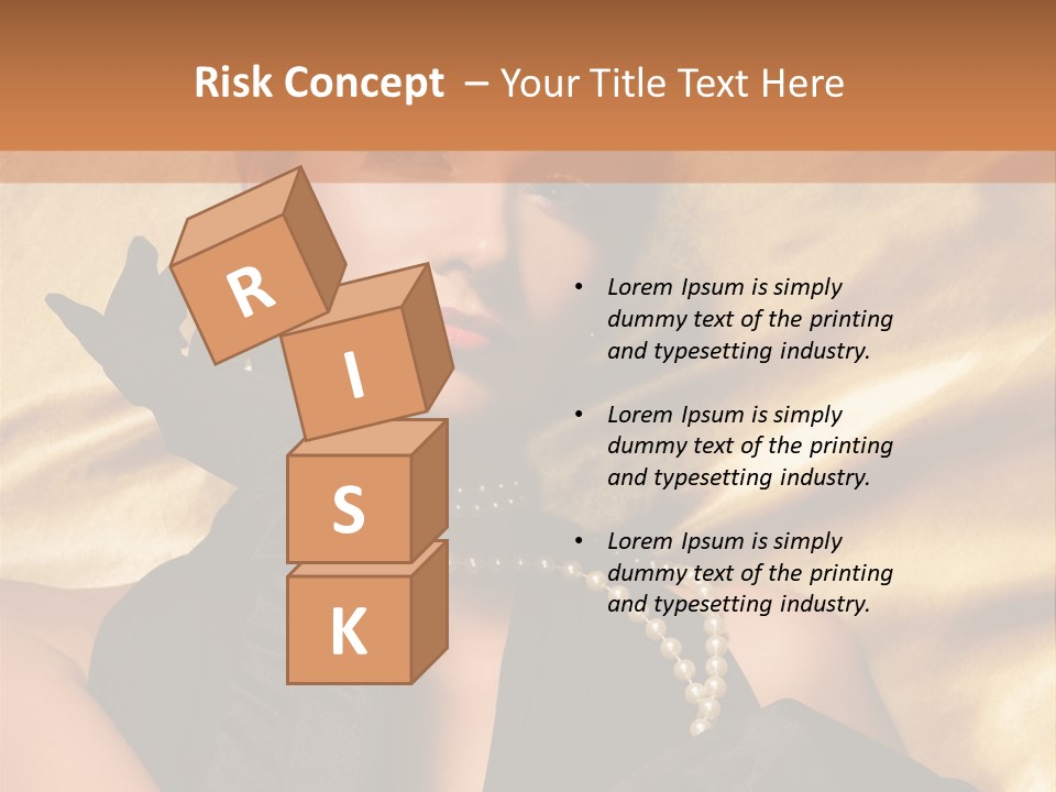 Fashion Lady Make Up PowerPoint Template