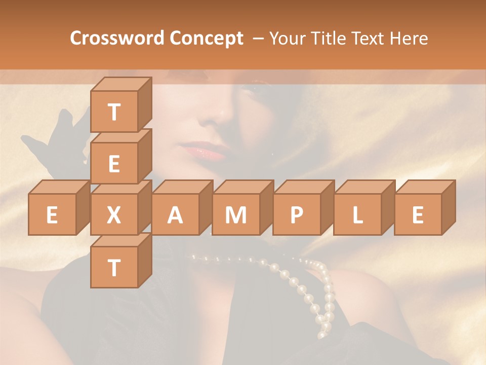 Fashion Lady Make Up PowerPoint Template