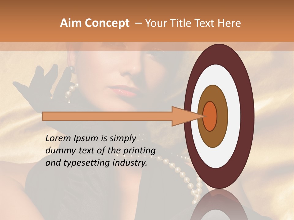 Fashion Lady Make Up PowerPoint Template