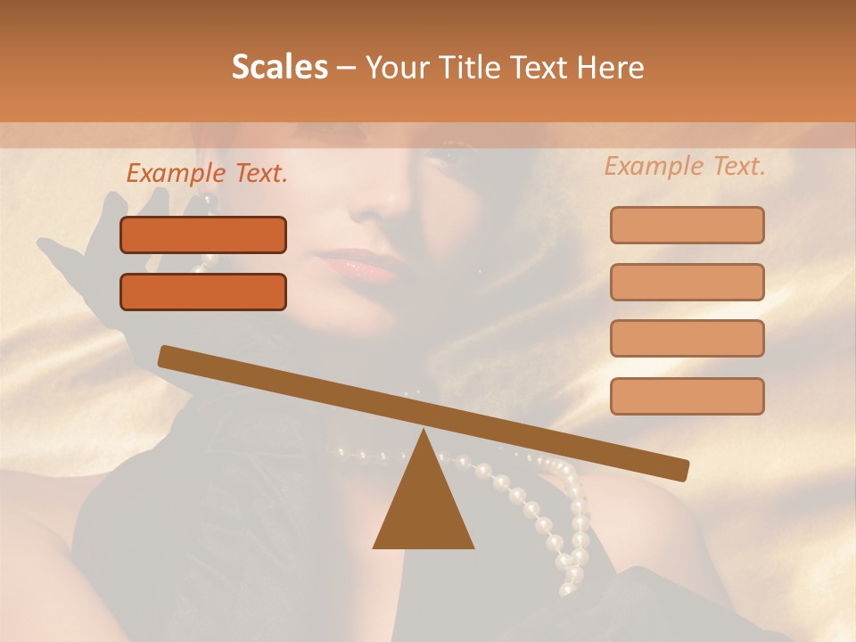 Fashion Lady Make Up PowerPoint Template