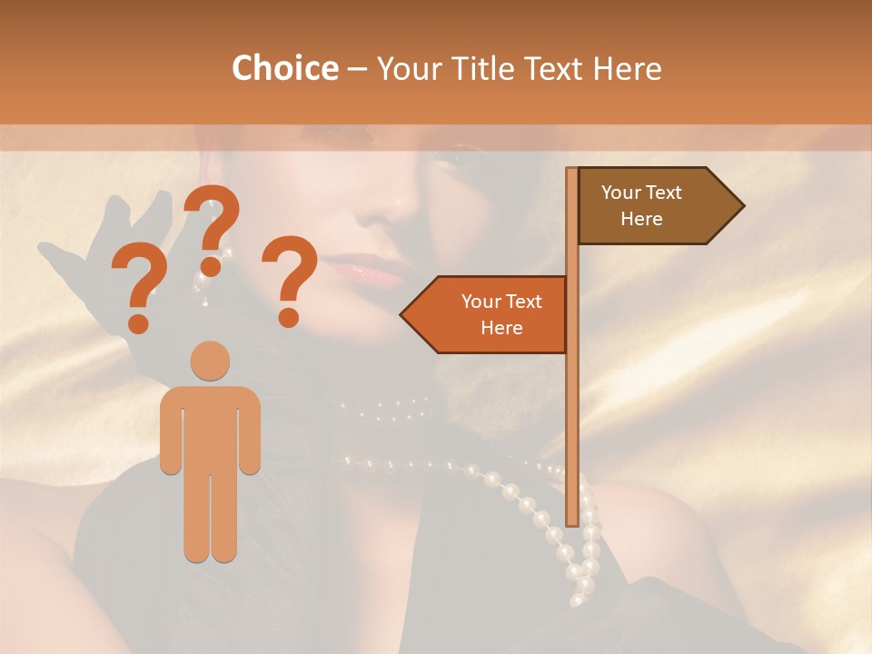 Fashion Lady Make Up PowerPoint Template