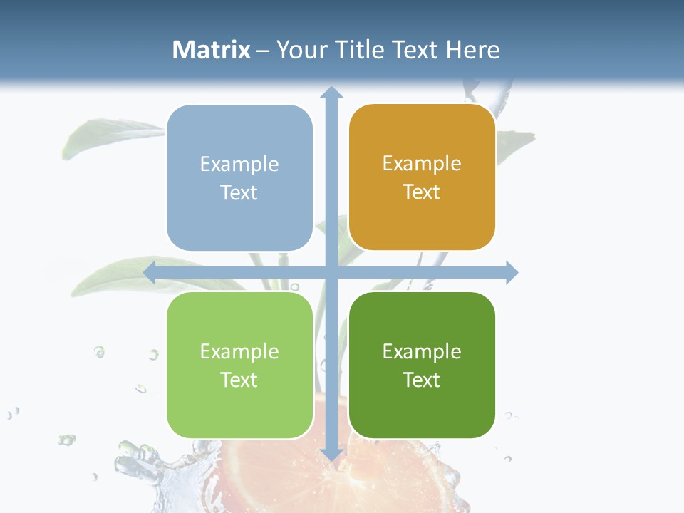 Nobody Fruit Yellow PowerPoint Template