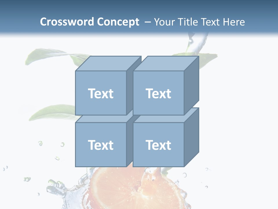 Nobody Fruit Yellow PowerPoint Template