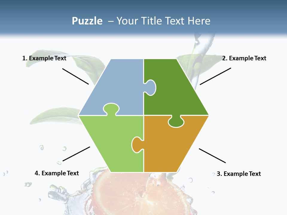 Nobody Fruit Yellow PowerPoint Template