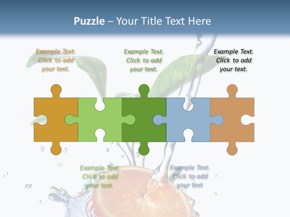 Nobody Fruit Yellow PowerPoint Template