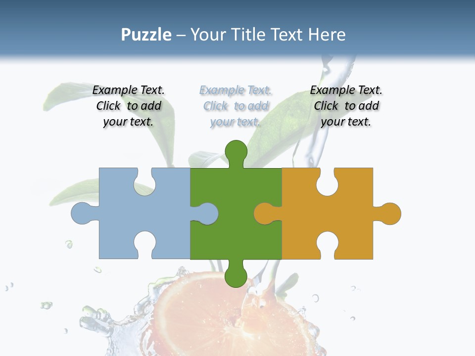 Nobody Fruit Yellow PowerPoint Template