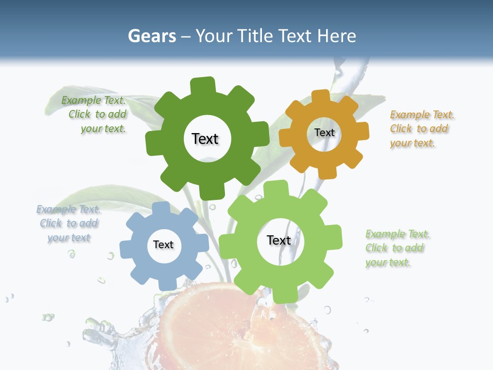 Nobody Fruit Yellow PowerPoint Template