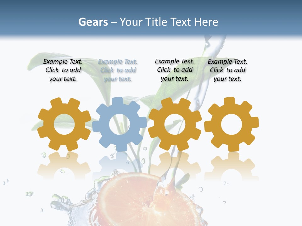 Nobody Fruit Yellow PowerPoint Template