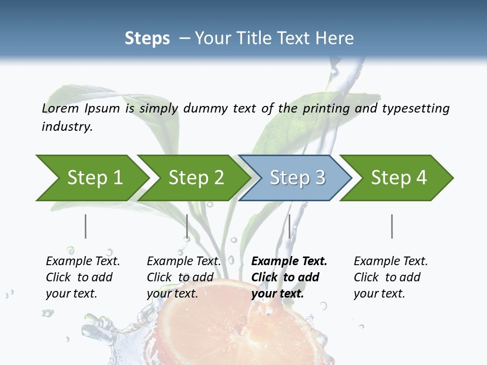 Nobody Fruit Yellow PowerPoint Template