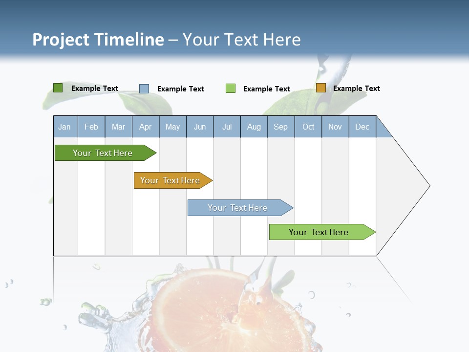 Nobody Fruit Yellow PowerPoint Template