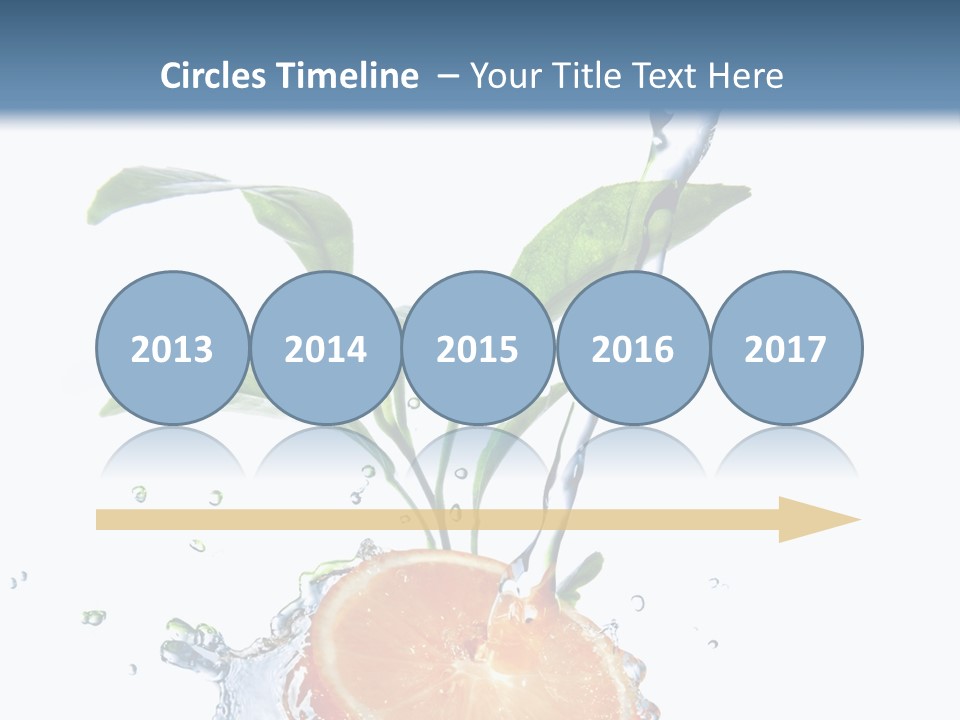 Nobody Fruit Yellow PowerPoint Template