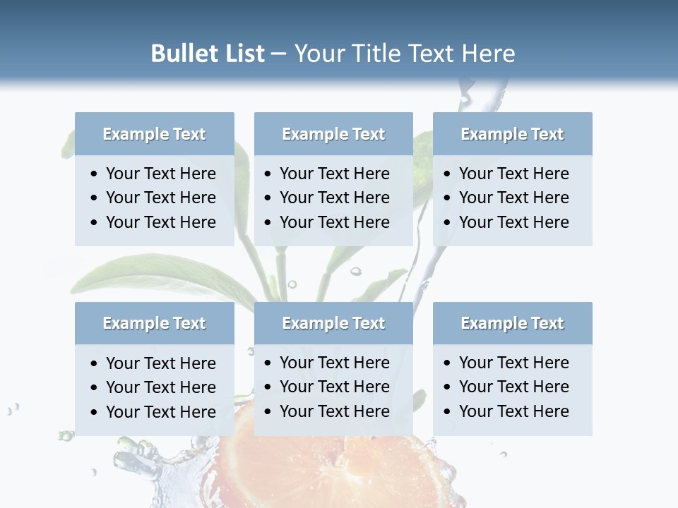 Nobody Fruit Yellow PowerPoint Template