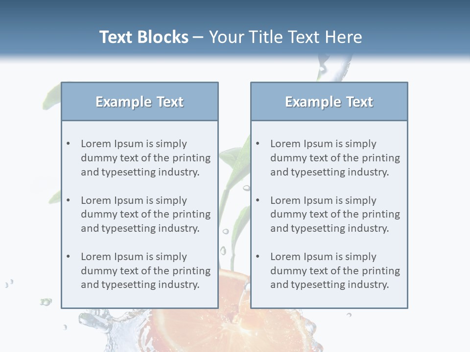 Nobody Fruit Yellow PowerPoint Template