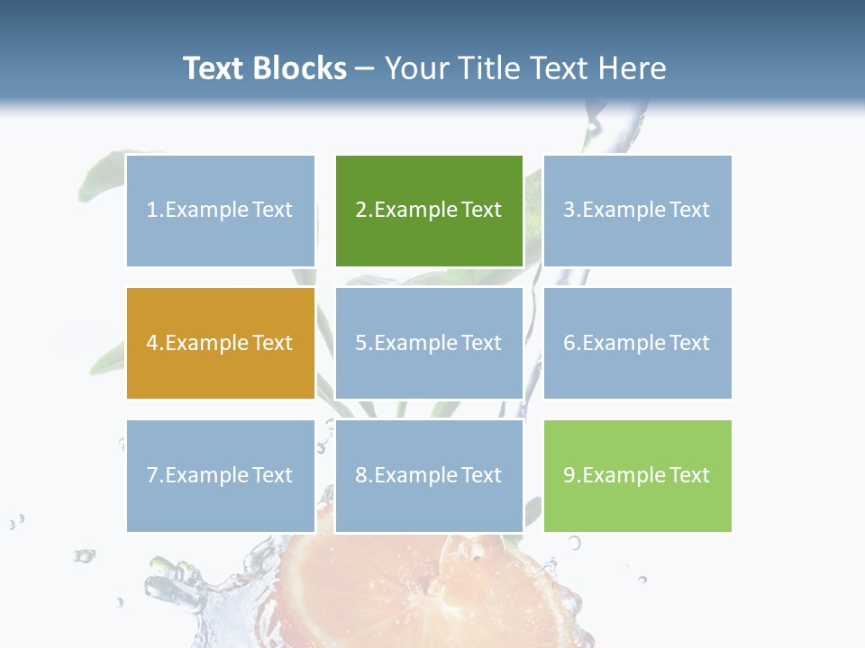 Nobody Fruit Yellow PowerPoint Template
