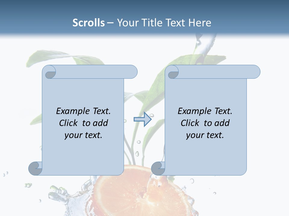 Nobody Fruit Yellow PowerPoint Template