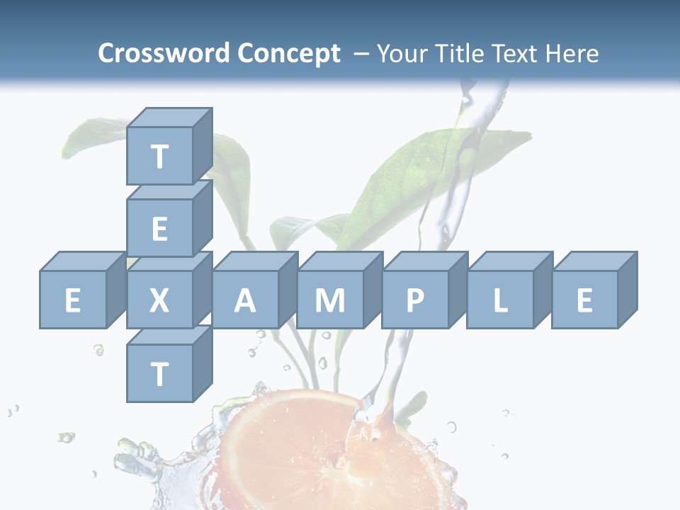 Nobody Fruit Yellow PowerPoint Template