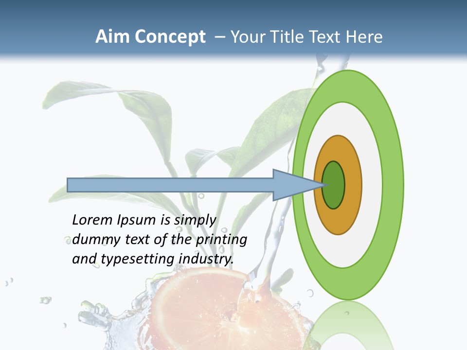 Nobody Fruit Yellow PowerPoint Template