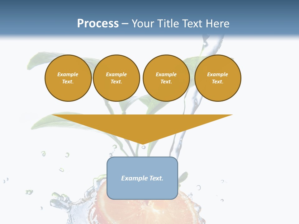 Nobody Fruit Yellow PowerPoint Template