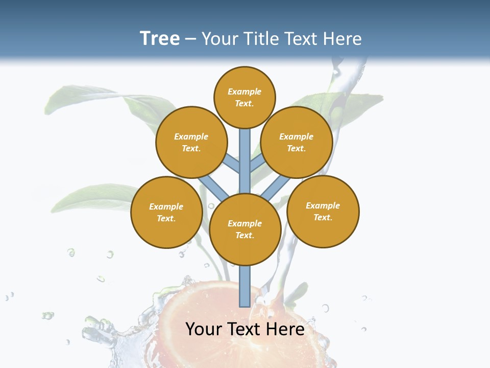Nobody Fruit Yellow PowerPoint Template