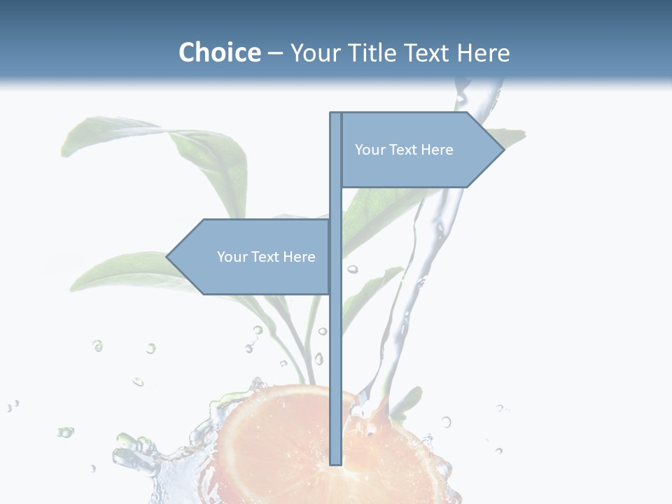 Nobody Fruit Yellow PowerPoint Template