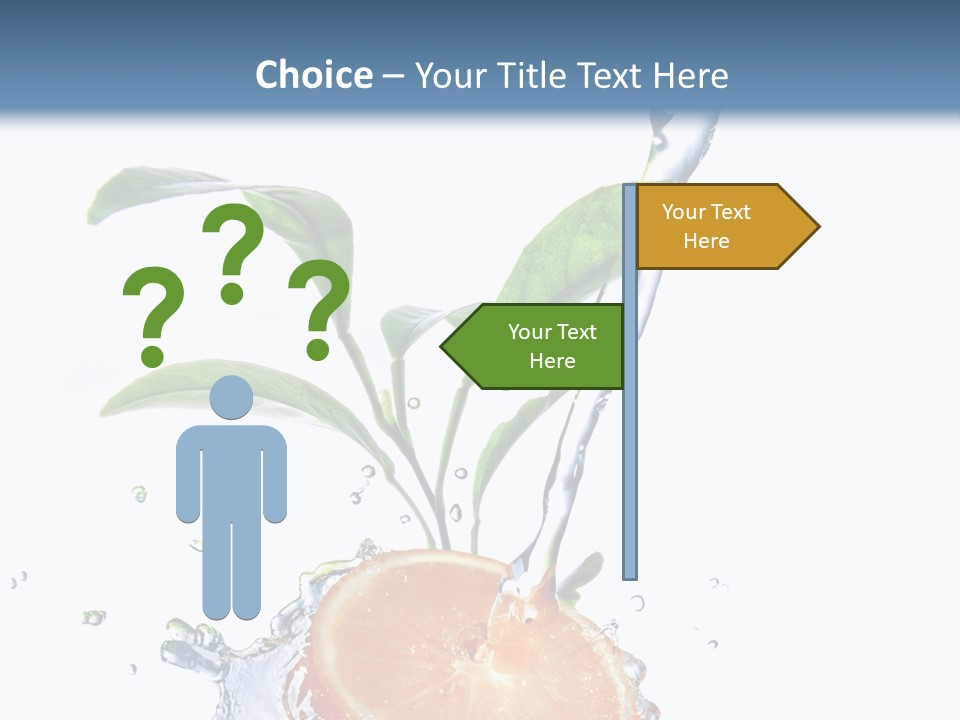 Nobody Fruit Yellow PowerPoint Template