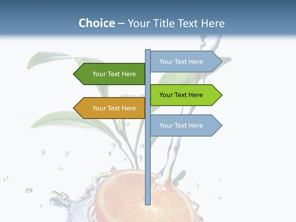 Nobody Fruit Yellow PowerPoint Template