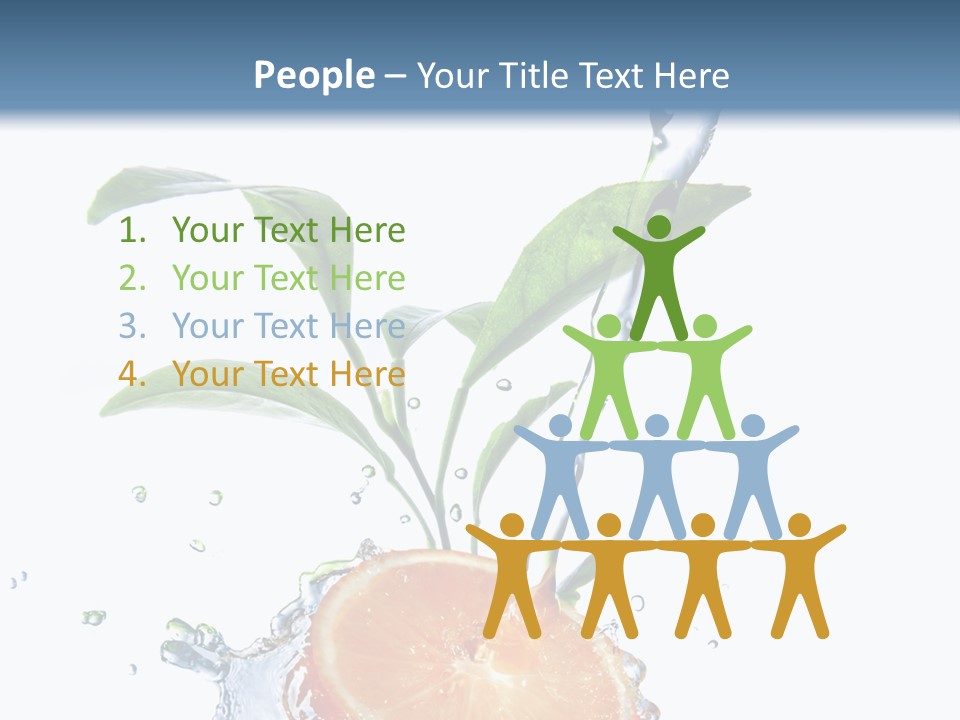 Nobody Fruit Yellow PowerPoint Template